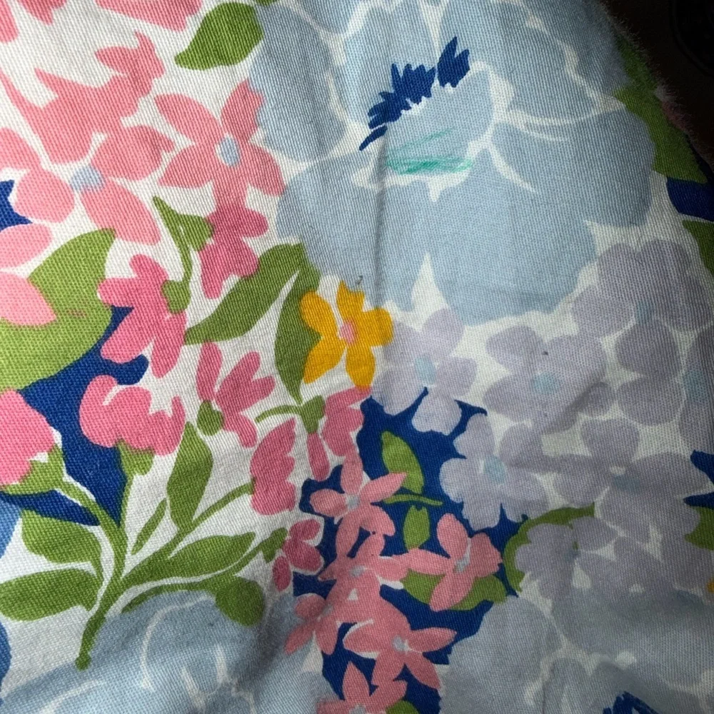 Kate Spade Full/Queen Comforter New   York Sunset Blooms - Blue/Pink Floral